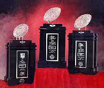 1994, 1995, & 1997 National Championship Trophies