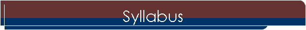 Syllabus